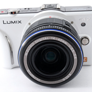 Panasonic Lumix DMC-GF2 ホワイトレンズセ...