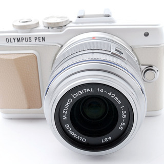 OLYMPUS Pen Lite E-PL7 ホワイト レンズセ...