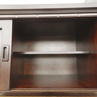 民芸調 タンス 引戸収納付きハイチェスト 箪笥  ☆ PayPay(ペイペイ)決済可能 ☆ 札幌市 北区 屯田