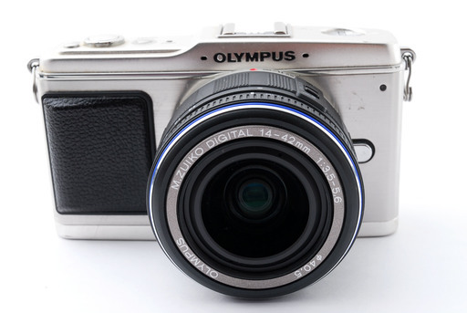 OLYMPUS PEN E-P1 シルバー レンズキット★極上美品★小型軽量！新品8GB SDカード付き！