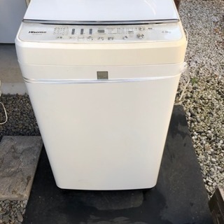 【特価】2016年製  Hisense  全自動洗濯機  4.5キロ