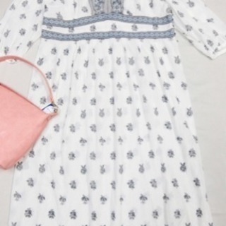 ☆新品タグ付き☆ 23区 リゾートシフォン ロングワンピース : サイズ38