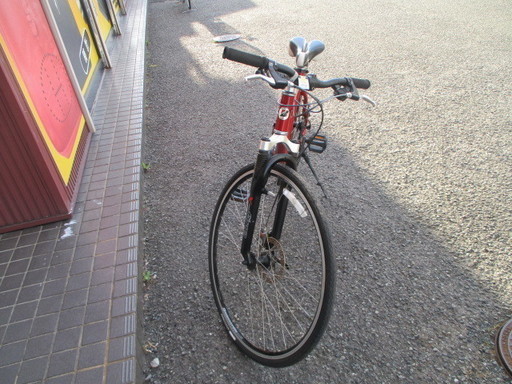 エコプラス小倉南店】BRIDGESTONE クロスバイク X-FIRE 赤 3×7段変速