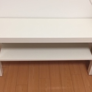 白のテレビデッキ　IKEA 