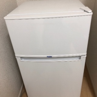Haier洗濯機JW-C45A（39ℓ）2017年製とHaier冷凍冷蔵庫（85ℓ）2016年製