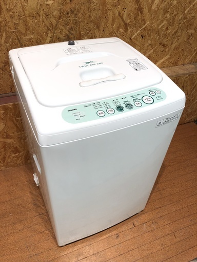 【管理KRS102】TOSHIBA 2010年 4.2kg 全自動洗濯機 AW-404