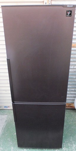 ☆シャープ SHARP SJ-PD27Y-T 270L 2ドアノンフロン冷凍冷蔵庫◆プラズマクラスター+ナノ低温脱臭触媒