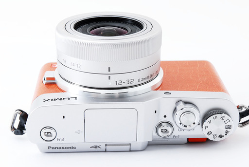 Panasonic LUMIX DC-GF9W オレンジ レンズキット★ボディ\u0026レンズは新品★4K動画記録＆スマホへ転送\u0026自分撮り\u0026小型★新品SDカード、元箱付き!!