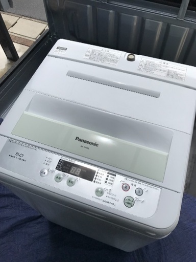取引中2012年製パナソニック全自動洗濯機容量5キロ。千葉県内配送無料。設置無料。