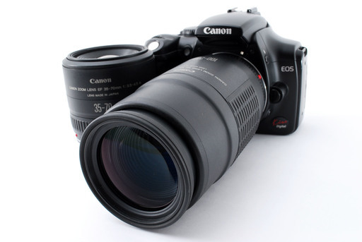 信頼】 Canon EOS Kiss Digital 標準\u0026望遠ダブルズームセット