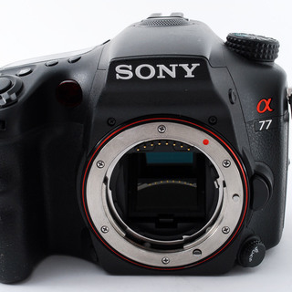 SONY α77 SLT-A77V 標準＆望遠ダブルズームセット☆極上美品☆高速