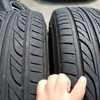 【お買い上げありがとうございました。】コンパクトカーに！17インチブラックポリッシュアルミに205/45-17！バランス済み