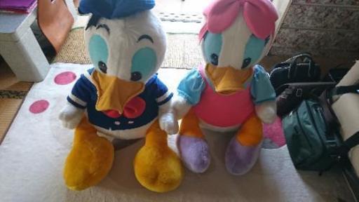値下げ　ディズニーランド 特大ぬいぐるみ ２体