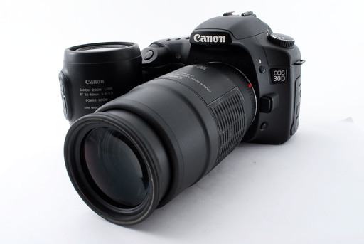 Canon EOS 30D ダブルズームセット★極上美品★ストラップ付き！