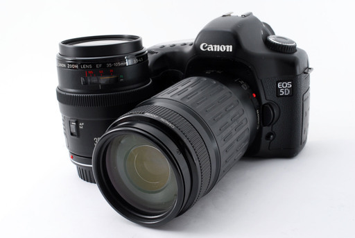 Canon EOS 5D ダブルズームセット★極上美品★1/8000秒の高速シャッター！ストラップ付き！