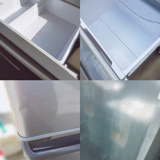 【自社配送は札幌市内限定】AQUA/アクア ノンフロン冷凍冷蔵庫 355L 2016年製 AQR-361E(S) 変色あり 格安