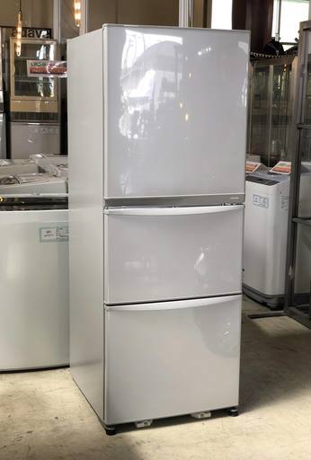 《少し低めの使いやすい設計》東芝/TOSHIBA◆ノンフロン3ドア冷凍冷蔵庫 GR-E34N 自動製氷 340リットル