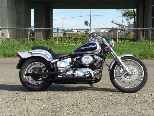 ☆ヤマハ ドラッグスター400 4TR② 5450km 始動動画アリ 新品タイヤ