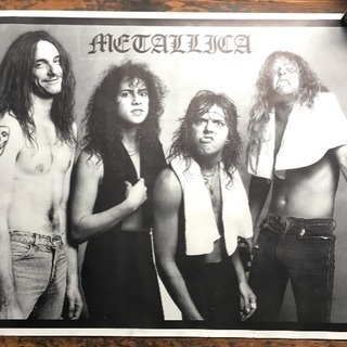 Metallica初期メンバー特大ポスター 