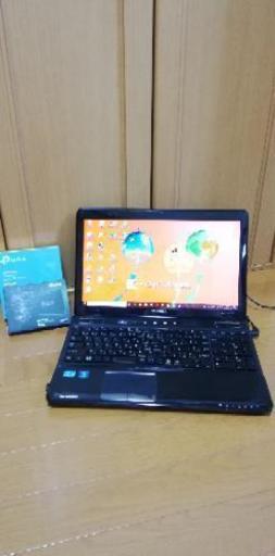 【ハイスペック！core i7＋高速SSD480GB搭載!】 ブルーレイドライブ　東芝　ノートパソコン　すぐ使える　15.6インチ　テンキー付きキーボード　Wi-Fi　無線LAN　PC