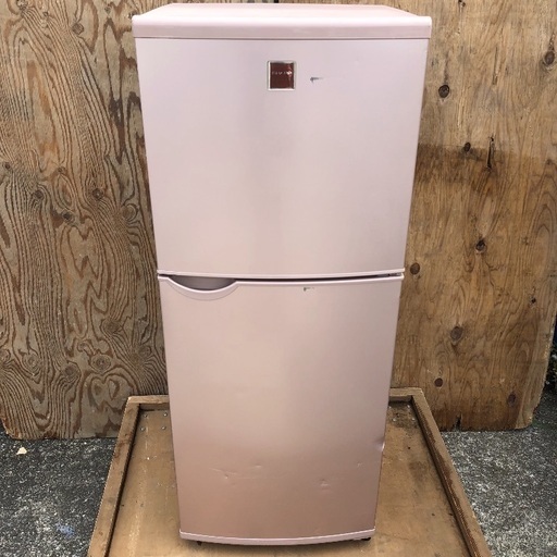 【配送無料】ローズピンク 140L 冷蔵庫 SHARP SJ-14F