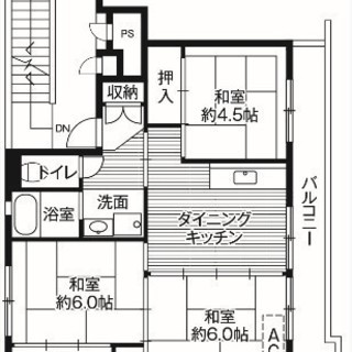 【初期費用は家賃のみ】久米郡美咲町、初登場の格安３DKです☆【保証会社不要・保証人不要】 - 不動産