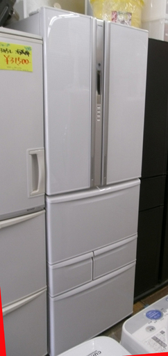 札幌 426L 東芝 6ドア冷蔵庫 両開き 大容量 2011年製 自動製氷 GR-D43F シェルホワイト 大きめ フレンチドア 400Lクラス
