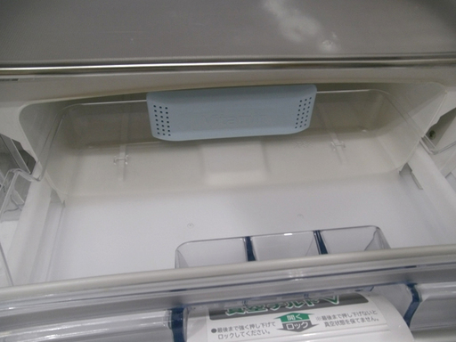 札幌 365L 日立 3ドア冷蔵庫 2013年製 R-S37CMV  自動製氷 大容量 大きめ 右開き グレー スリム 300Lクラス