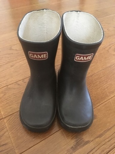 Game レインブーツ 長靴 15 黒 ゆう 国立のキッズ用品 子供用シューズ の中古あげます 譲ります ジモティーで不用品の処分