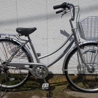 商談中「中古」26インチファミリーサイクル/オートライト/外装6段変速