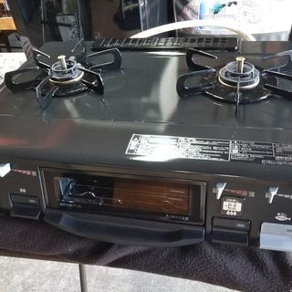 【ドリーム川西店御来店限定】 リンナイ ガステーブル PT22N-BKL 都市ガス用 2023年製 動作確認／クリーニング済み 【2001858255600799】 ドリーム川西店御来店限定】 リンナイ ガステーブル PT22N-BKL 都市