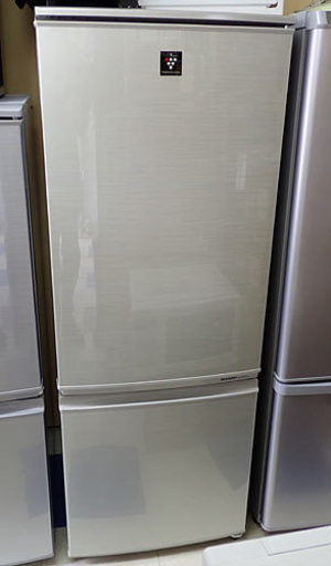 札幌市 シャープ 約 170L 冷蔵庫 SJ-PD17X-N プラズマクラスター 2013年製 中古