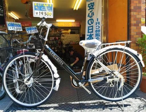 ☆特価新車！27インチ GEO*CROSS オートライト 6段変速 ブラック♪