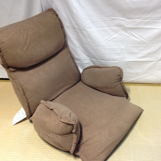 ■X469■座椅子 ブラウン 椅子 チェア リクライニング 茶色...