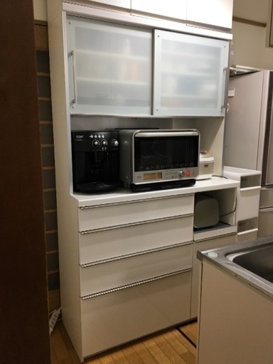 商談中 パモウナ 食器棚 キッチンボード 幅120 W1200