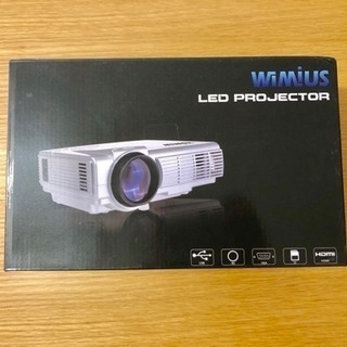 新品 Wimius プロジェクター 小型 LED iPhone接...