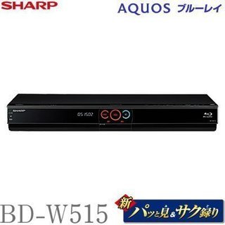 SHARP 500GB 2チューナー ブルーレイレコーダー AQ...