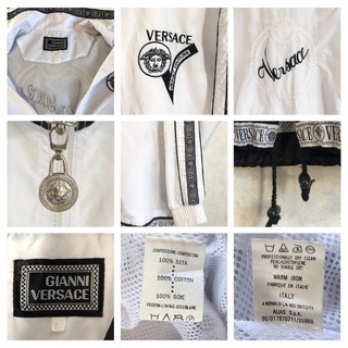 VERSACE　ロゴ入り　ナイロンジャケット☆