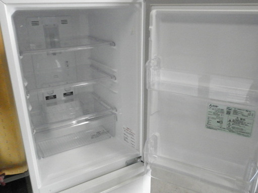三菱 MITUBISHI　MR-P15EY-KB ２ドアノンフロン 冷凍冷蔵庫 ２０１５年 美品 無料配送（弊社から２０キロまで）