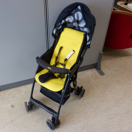 PayPay対応 B型ベビーカー アップリカ マジカルエアープラス Aprica　MajicalAirPlus 2015 ブリュレYE 92559 15kgまで 札幌市西区西野