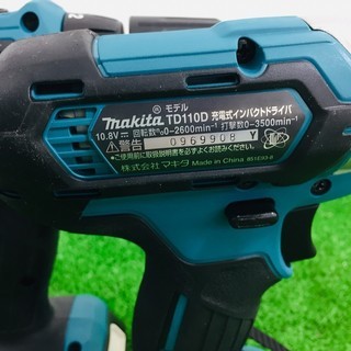 マキタ/TD110D＋DF331D/コンボキット/CK1006