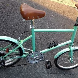 20吋 スポーツミニベロ(小径車) 7speed/ライトグリーン