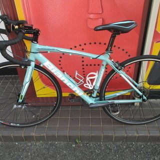 【エコプラス小倉南店】BIANCHI ビアンキ クロスバイク 水色 2×8段変速 ☆スタッフ永島オススメ☆ 中古車美品 自転車 チャリ スポーツ車