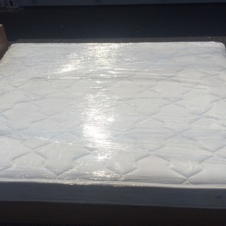 福岡市内配達無料 ワイドダブルベッド マットレス フレームセット