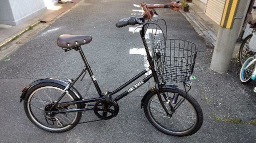 [Poke]fine bikes 20吋小径自転車 外装6段/LEDダイナモ/マットブラック