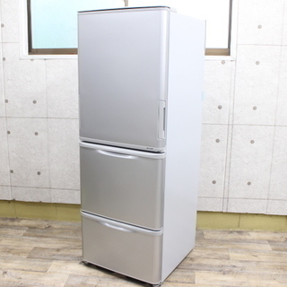 SHARP シャープ 冷蔵庫SJ-W351D-S 2017年製 両開きドア シャープ SJ