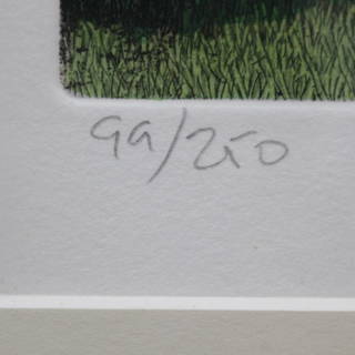 634)キャロル コレット CAROL COLLETTE 版画 「Summer Day Ⅱ」 サイン