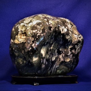オーシャンジャスパー原石磨き34.4kg　置き石　飾り石　水石　...