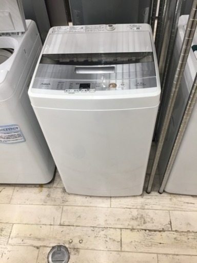 東区 和白 AQUA 4.5kg洗濯機 2018年製 AQW-S45E 0524-2