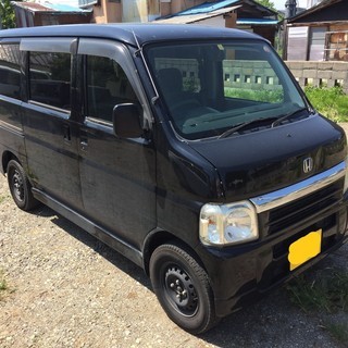 バモス　M　ターボ　4WD　車検R1年11月　187000ｋｍ黒...